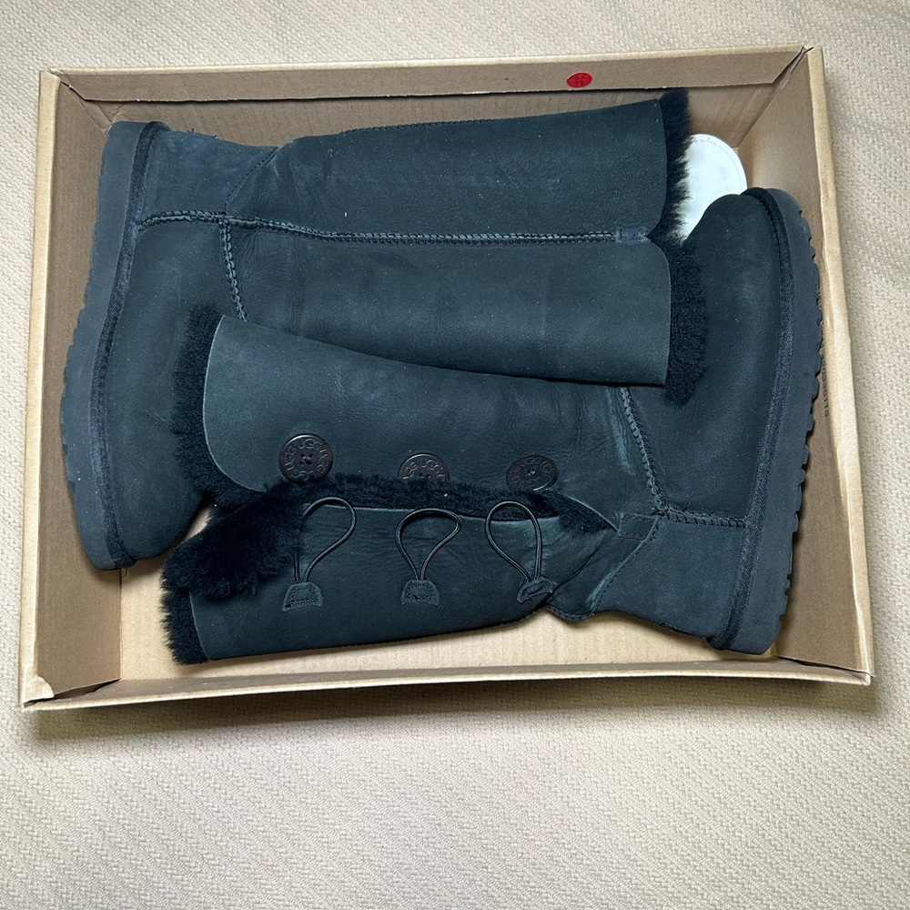UGG Black Shearling Boots